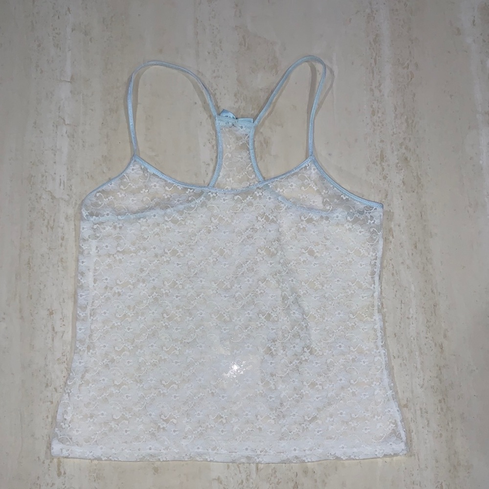 Lace white camisole